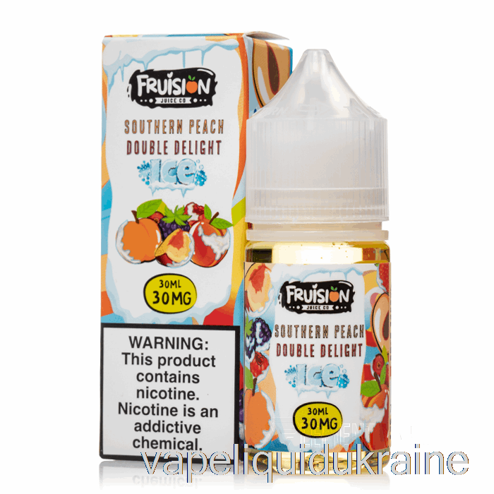 Vape Ukraine ICED Southern Peach Double Delight - Fruision Salts - 30mL 30mg